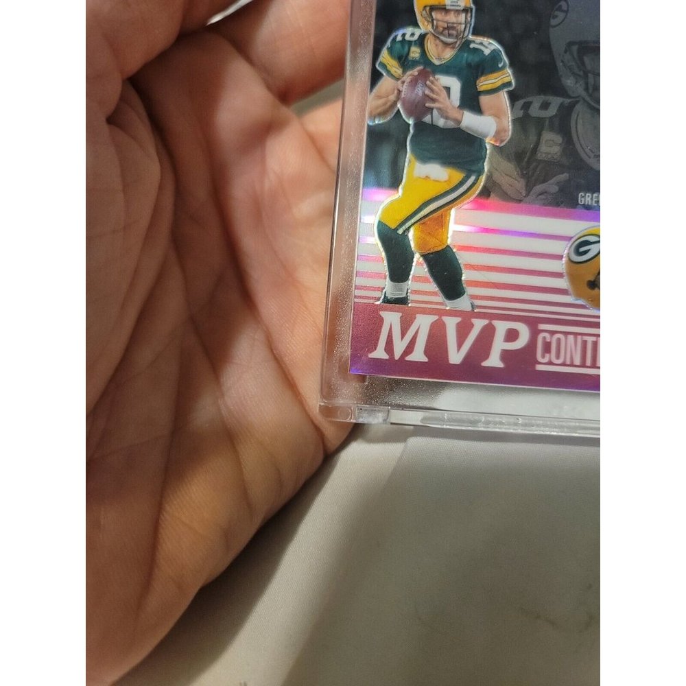 2019 Contenders Optic Aaron Rodgers Pink Mvp Contenders 13/75 Mvp-ar - Picture 5 of 7